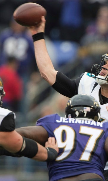 Jaguars remain winless on road after defeat in Baltimore